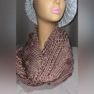 Brown Infinity Scarf